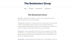 Desktop Screenshot of betatesters.com